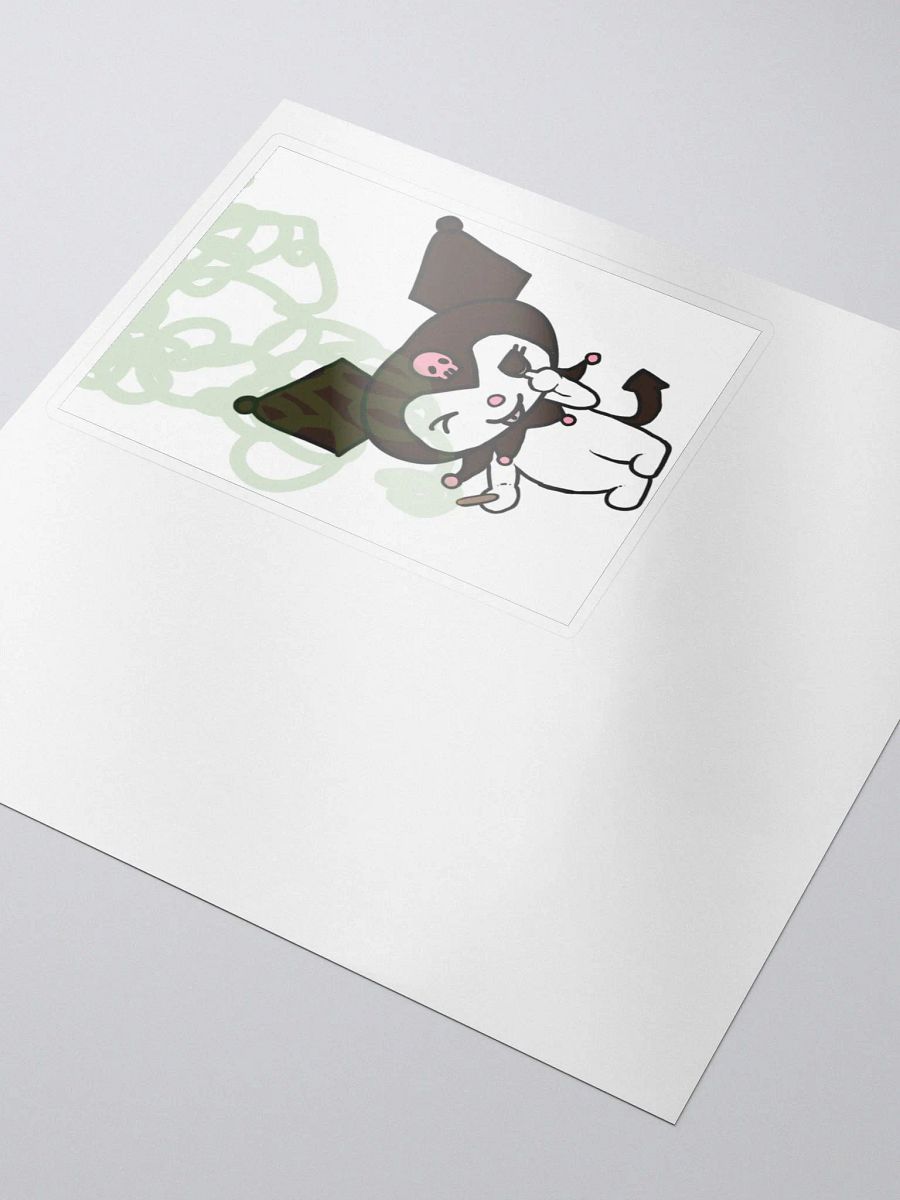 Kuromi Sanrio Smoking Sticker product image (3)