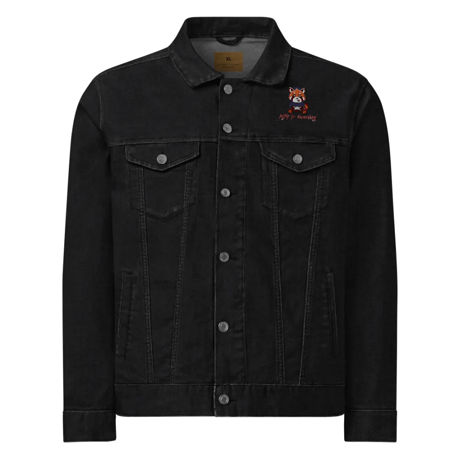 Jiffy Red Panda Denim Jacket product image (4)