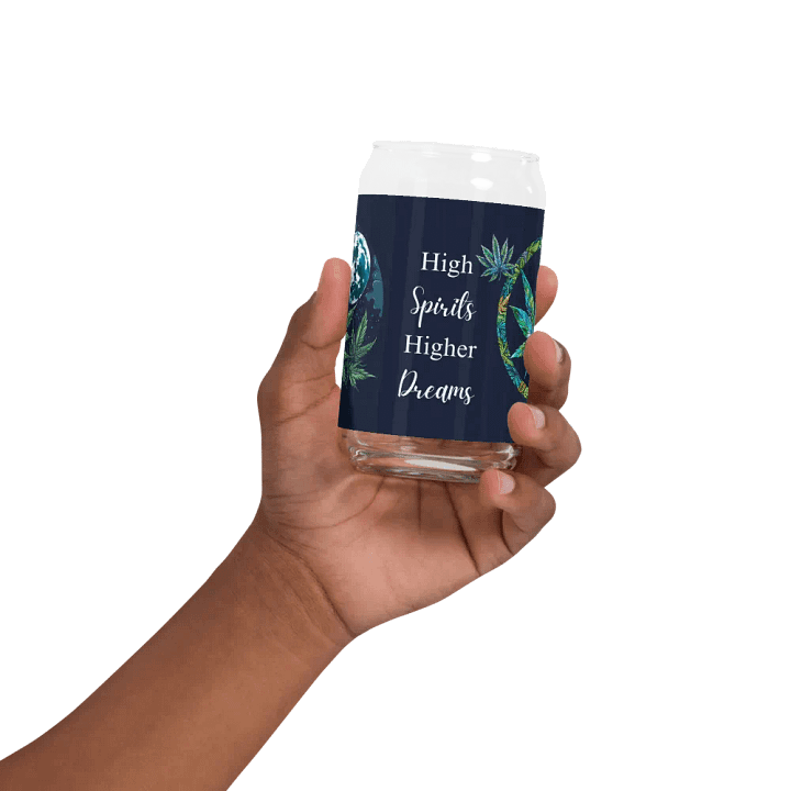 Moonlit Cannabis Can Glass product image (32)