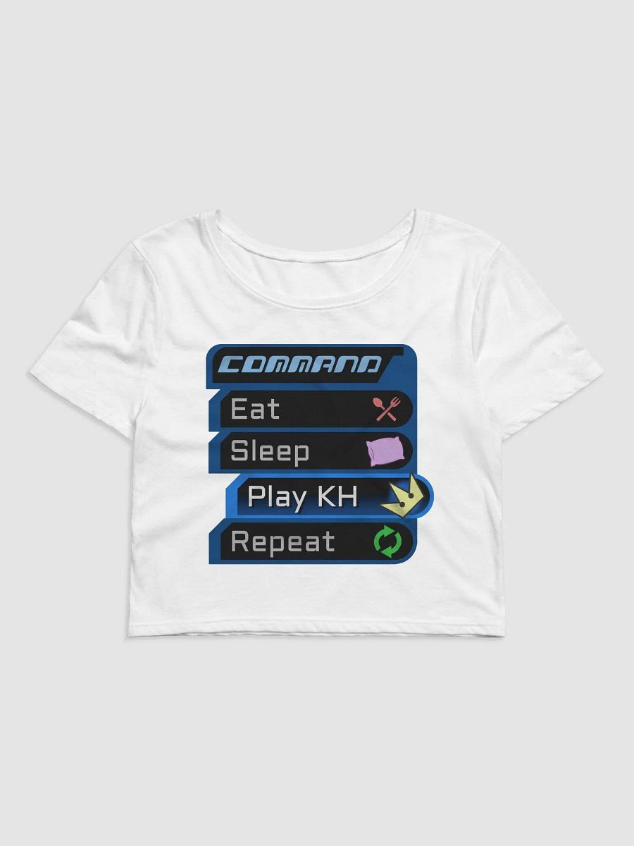 KH Command Menu Short Sleeve Crop T-Shirt product image (1)