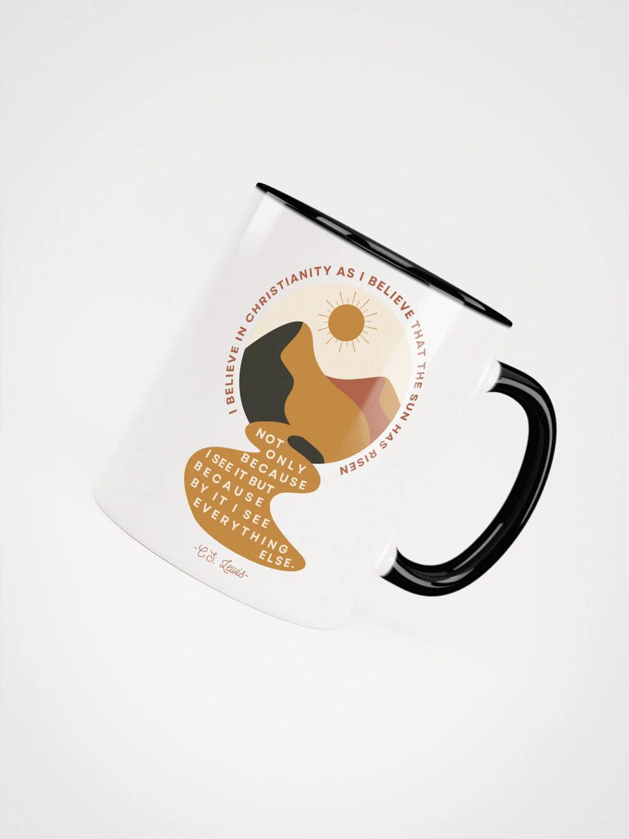 I Believe in Christianity C.S. Lewis Quote Mug product image (11)
