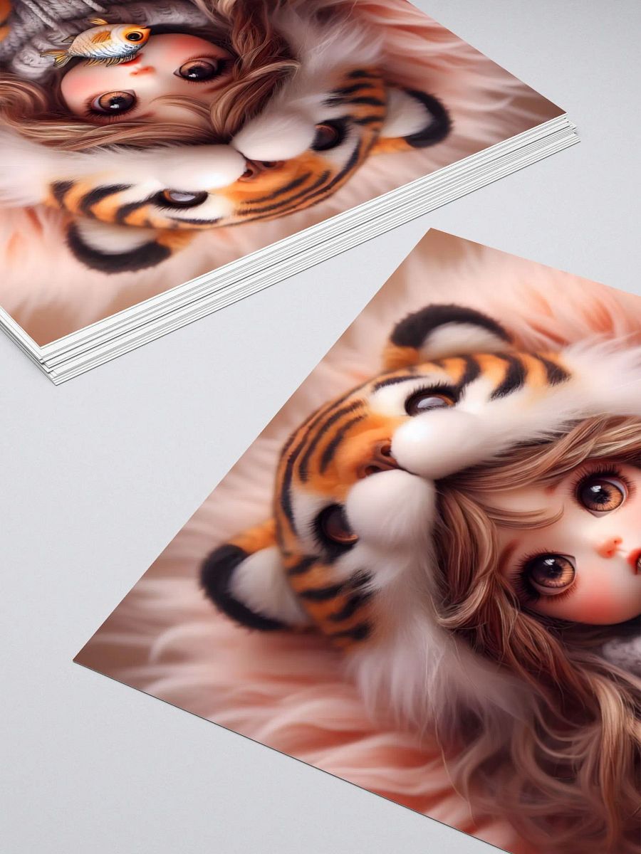 Tiger Hat Doll Kiss Cut Stickers product image (11)