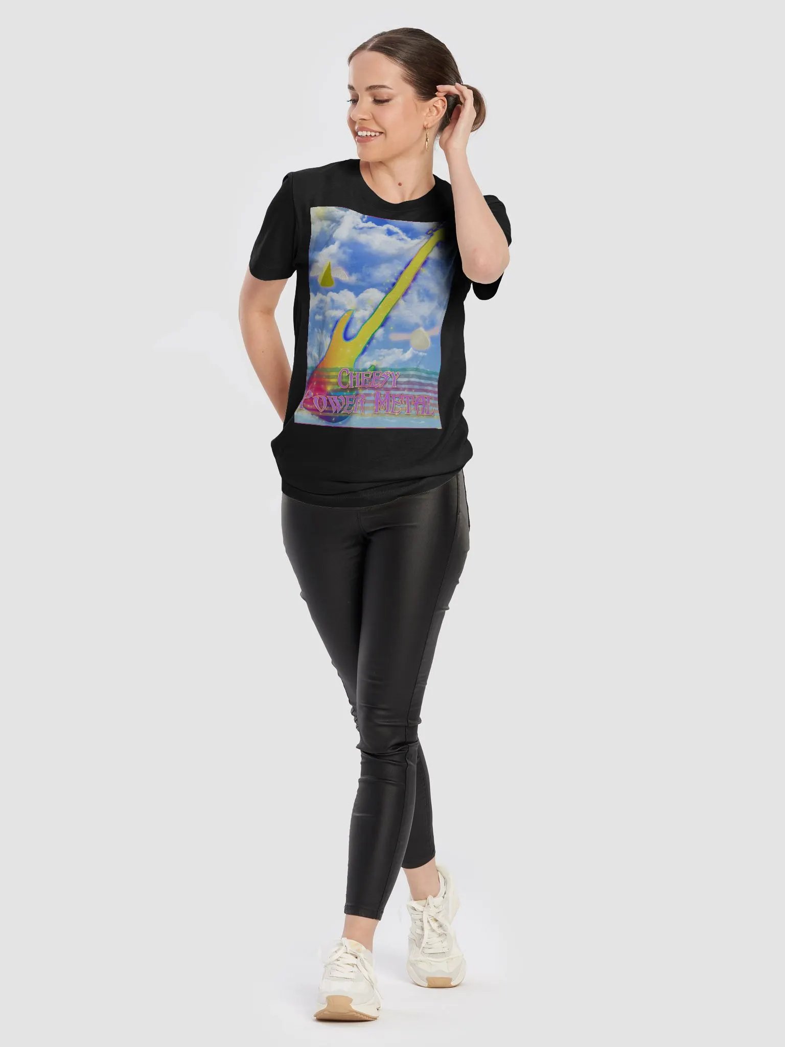 Cheesy Power Metal Straight-Sided T-Shirt product image (108)