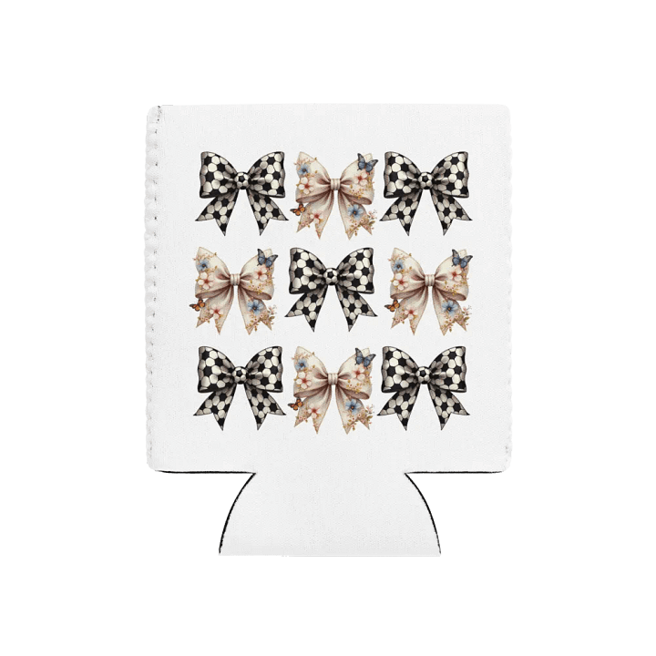 Spring Bows Soccer Chic Can Cooler product image (1)