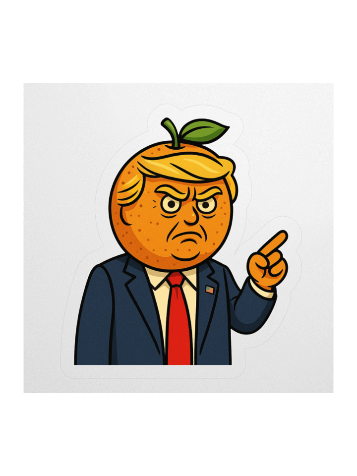 Orange man Stickers product image (1)
