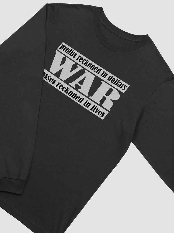 The Cost Of War - Bella+Canvas Supersoft Long Sleeve T-Shirt product image (1)