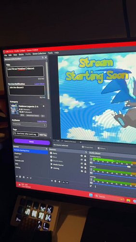 Live now on #twitch with some #pokemonlegendsza come join the chaos!!