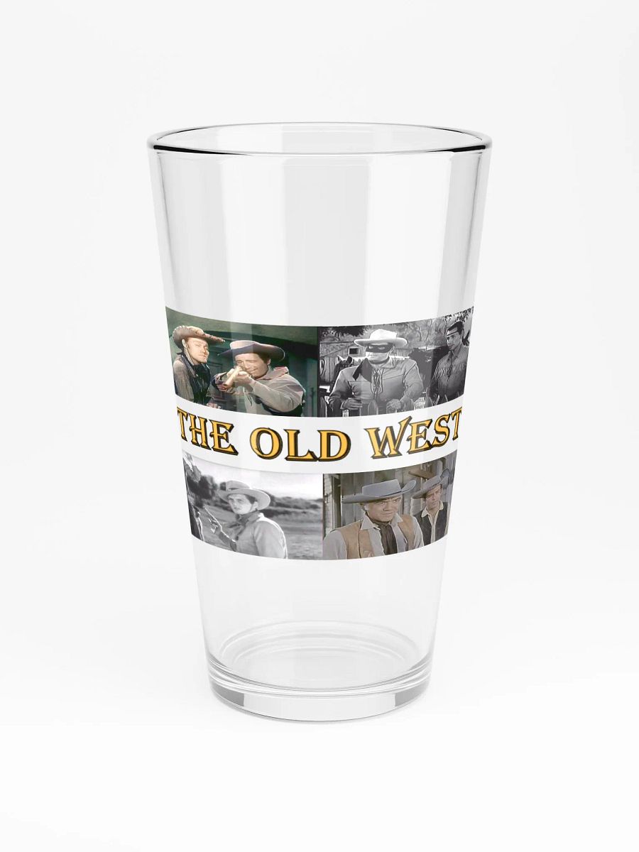 "Turbid" Vintage Western Collage Shaker Pint Glass product image (3)