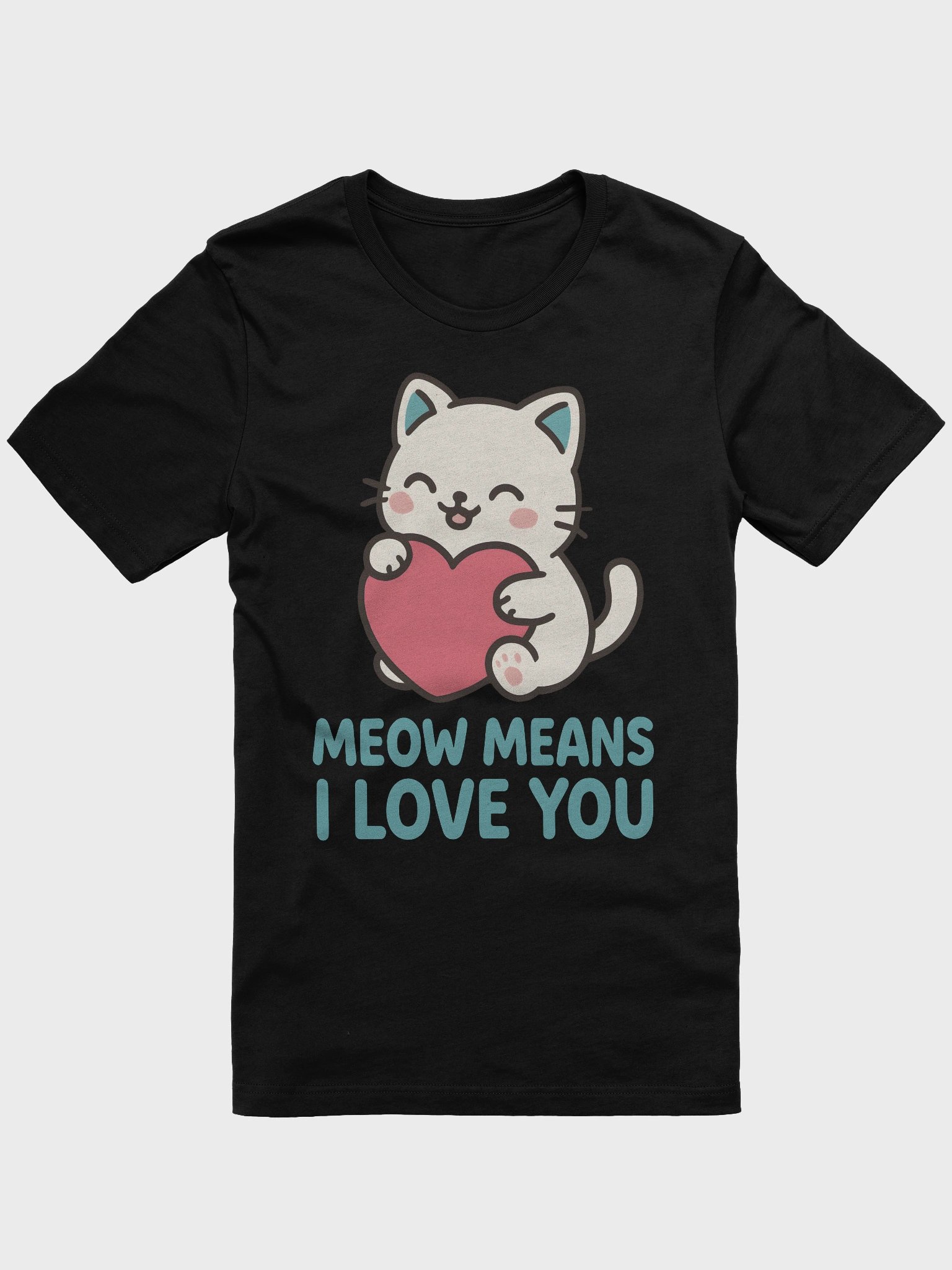 Meow Love - Bella+Canvas Supersoft T-Shirt product image (1)