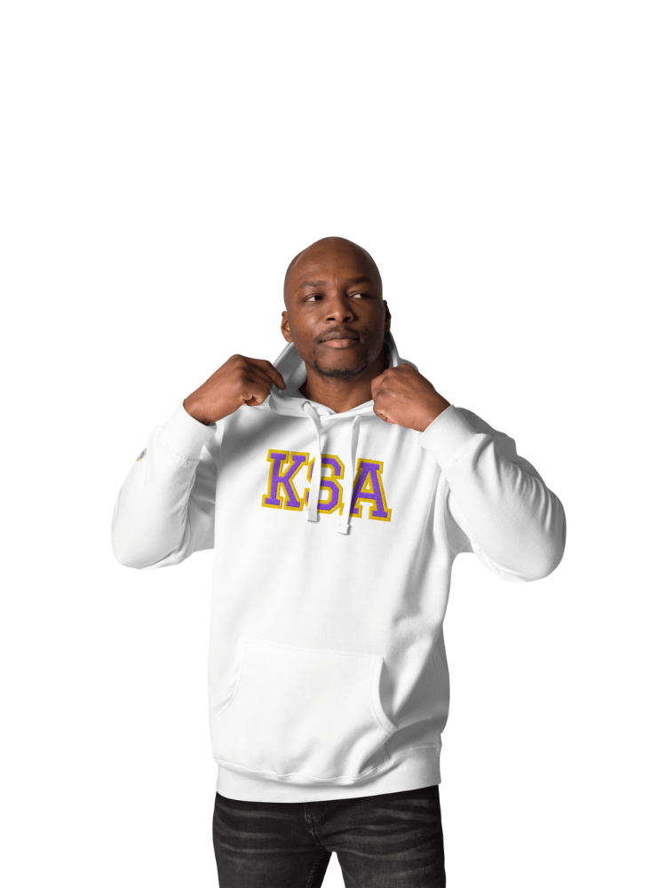 KSA Embroidered Hoodie (White) product image (3)