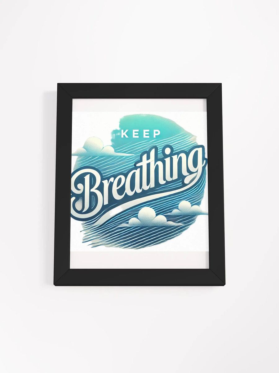 Breathe Easy: Framed Inspirational Poster product image (12)