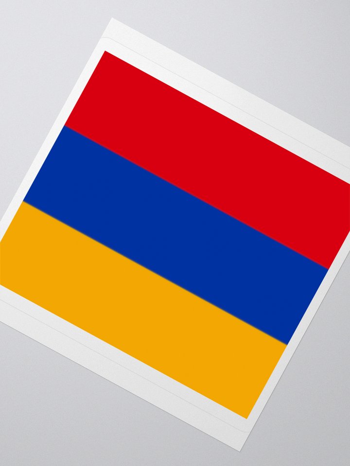 Exclusive Armenia Flag Kiss-Cut Stickers - High-Quality Vinyl, Multiple Sizes product image (5)