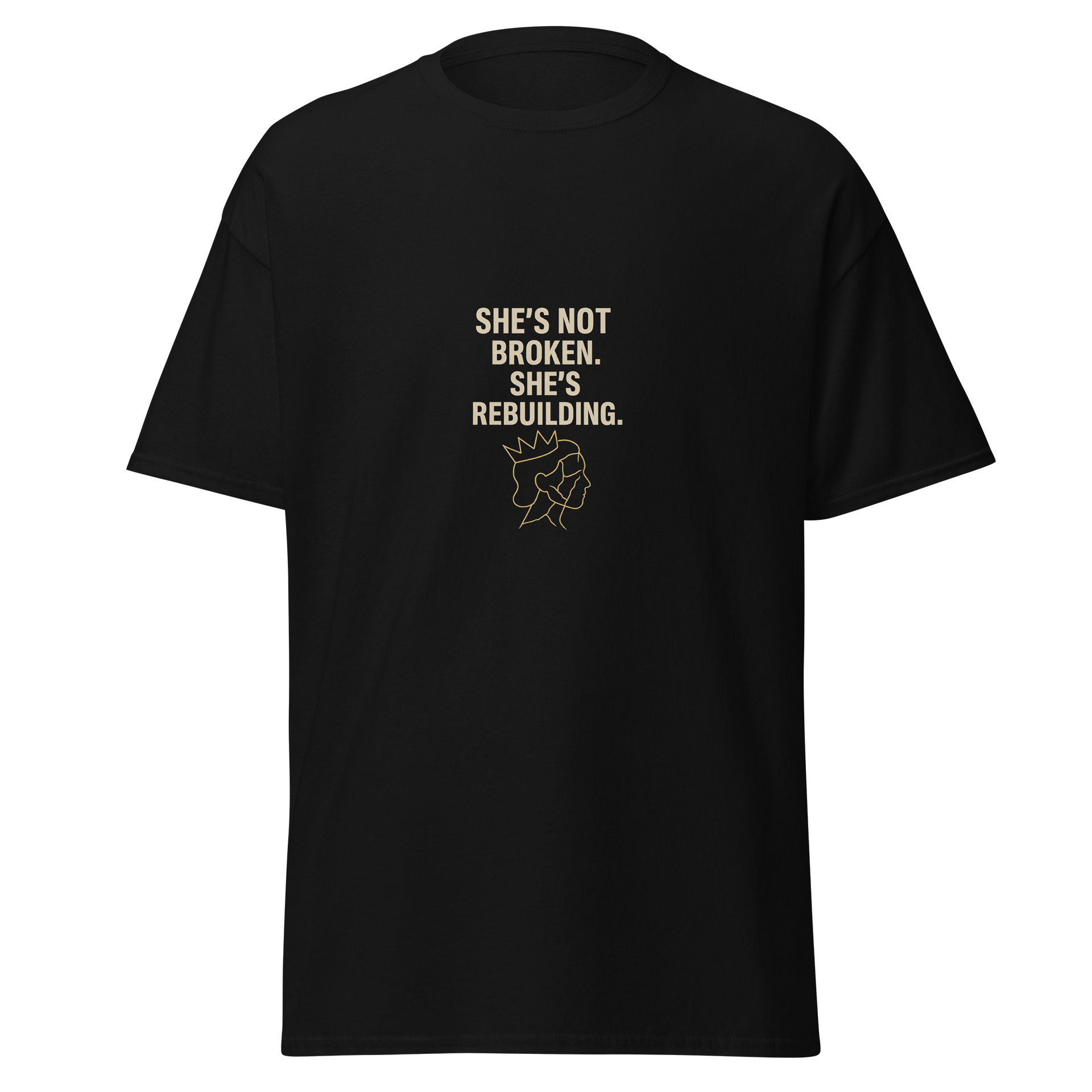 She's Not Broken .She's Rebuilding . Empowerment Tee product image (1)