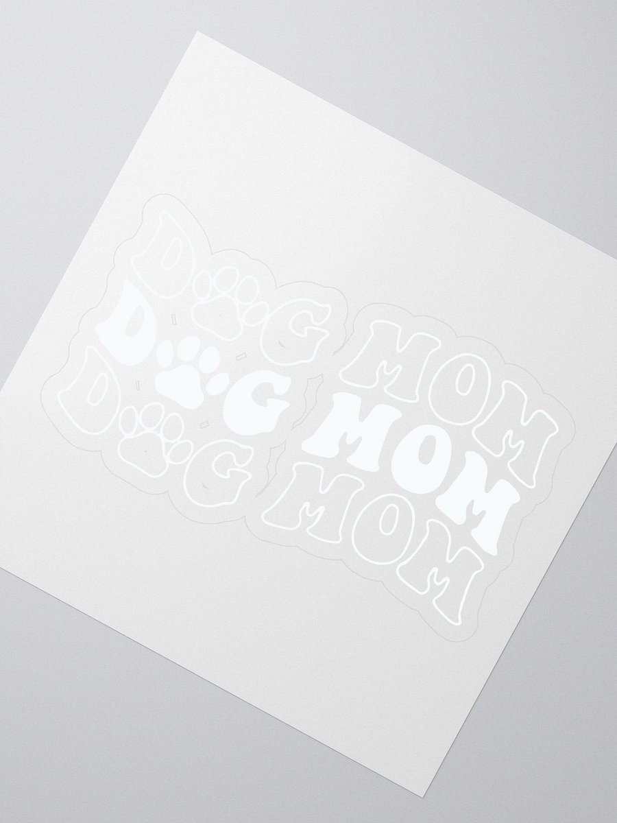 Dog Mom Kiss Cut Stickers product image (2)