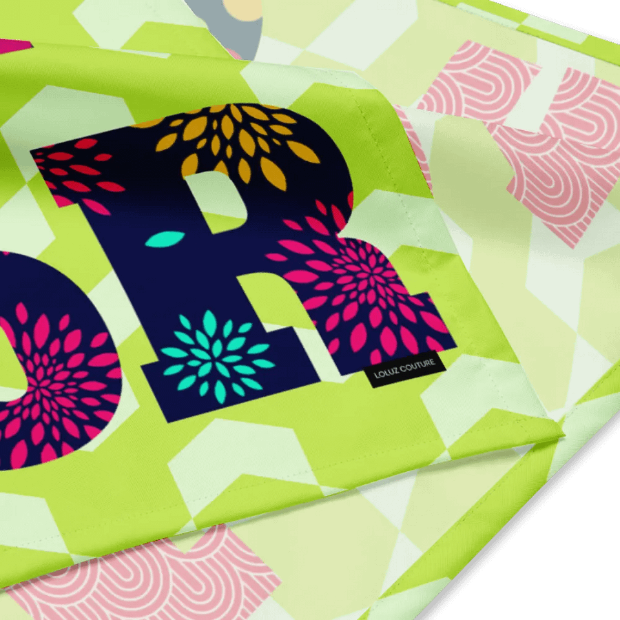 “Love Amore Amor” All-Over Print Bandana product image (4)