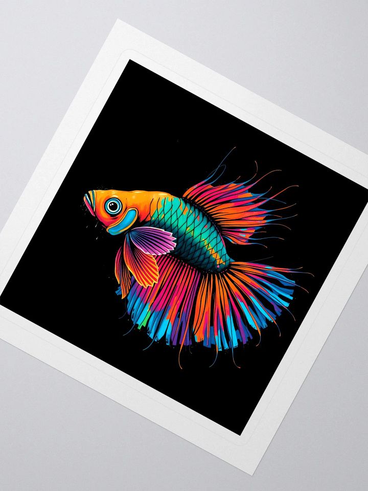 Vibrant Fish Kiss Cut Stickers product image (2)