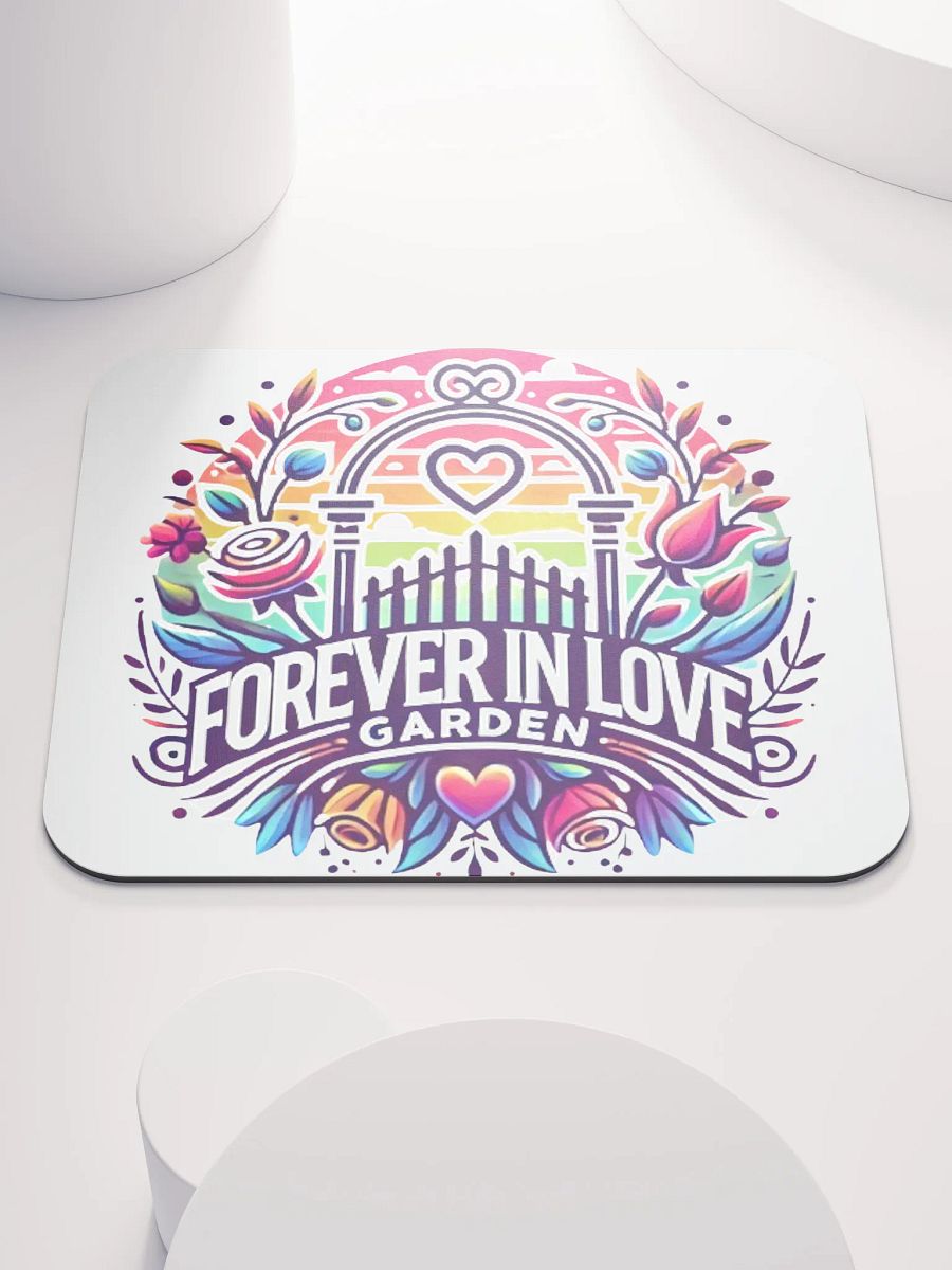 Forever in Love Garden Mouse Pad product image (1)