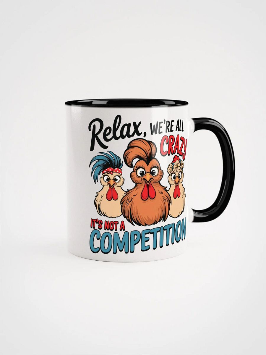 Crazy Chickens Accent Mug product image (2)