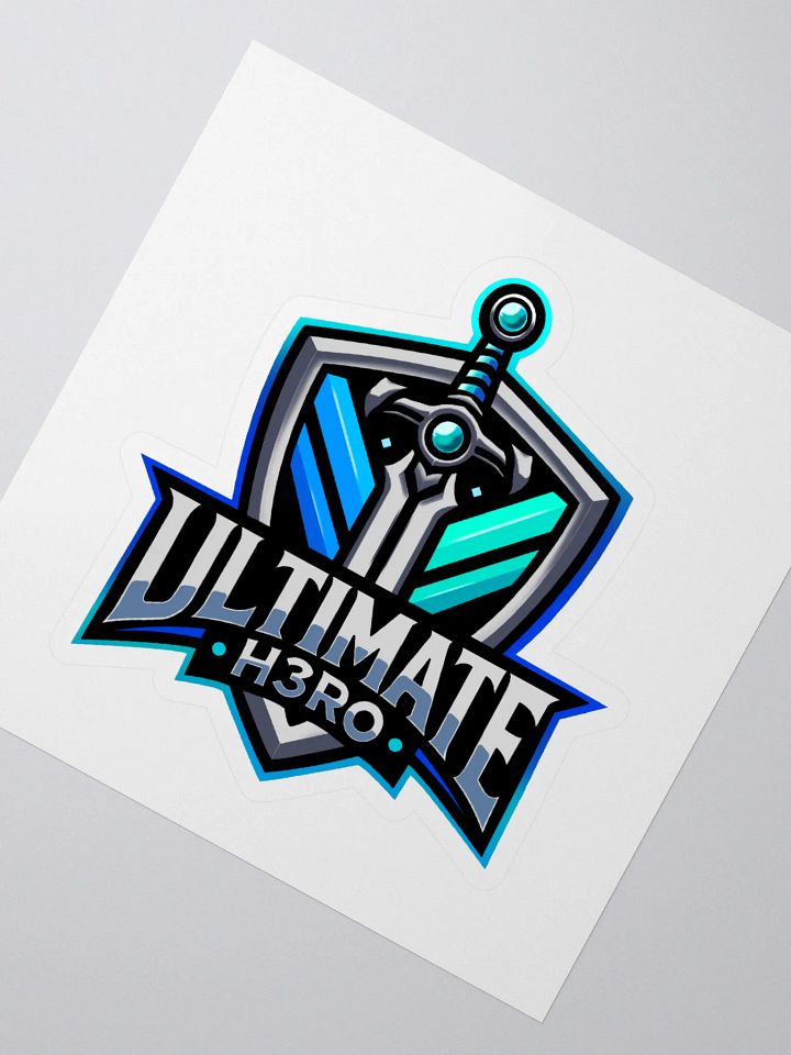 UltimateH3ro Sword ‘n Shield Die-Cut Sticker product image (2)
