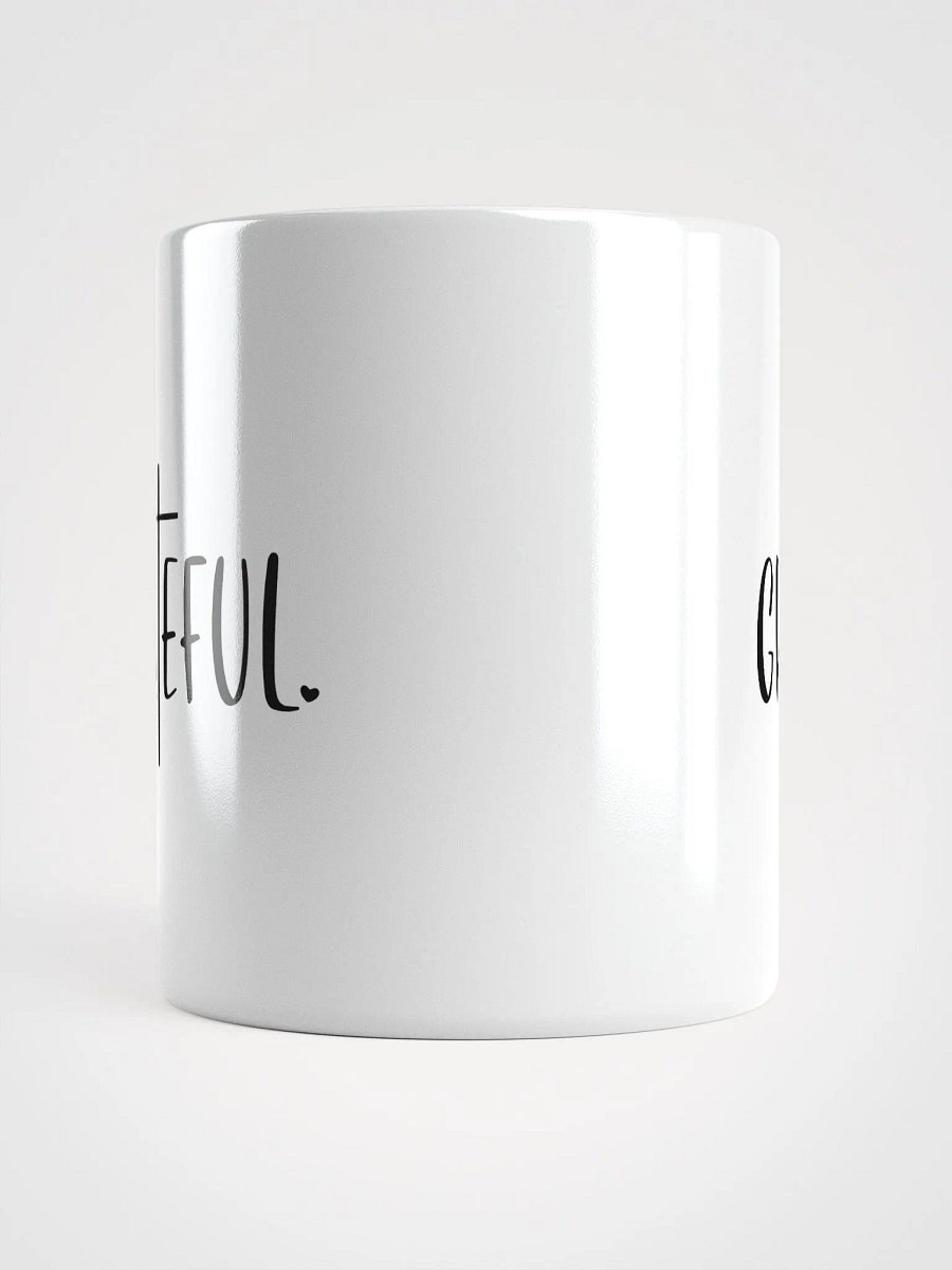 Grateful Vibes Glossy White Ceramic Mug product image (5)