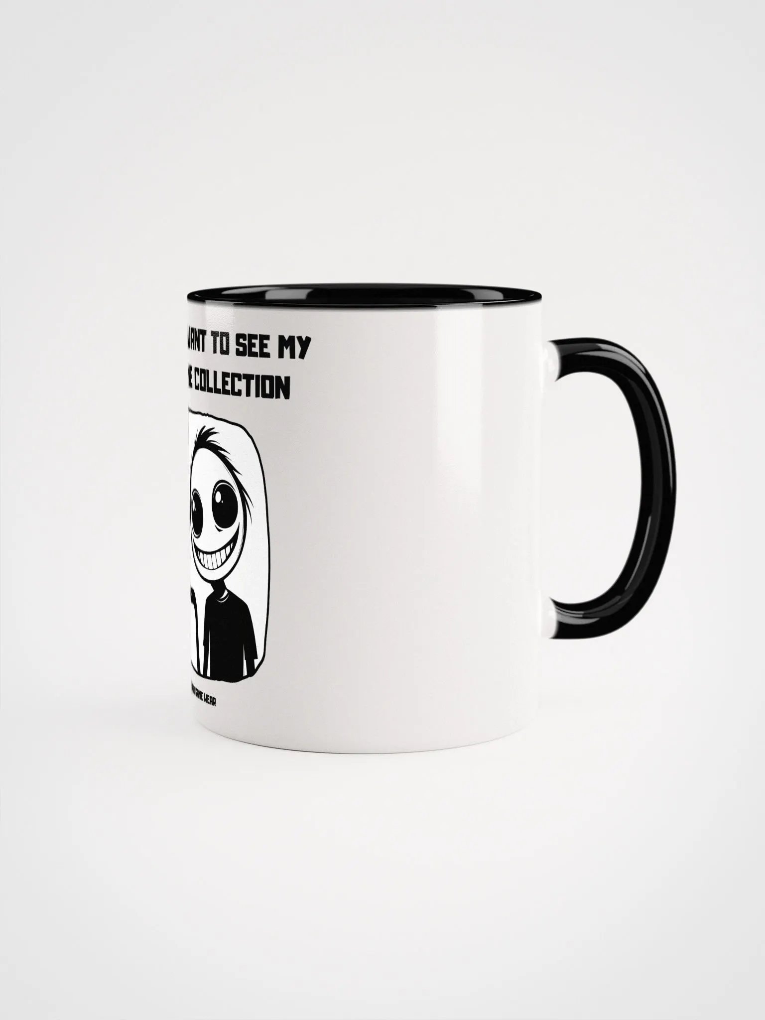 I know you want to see my Board Game Collection | White Ceramic Mug with color on the inside product image (6)