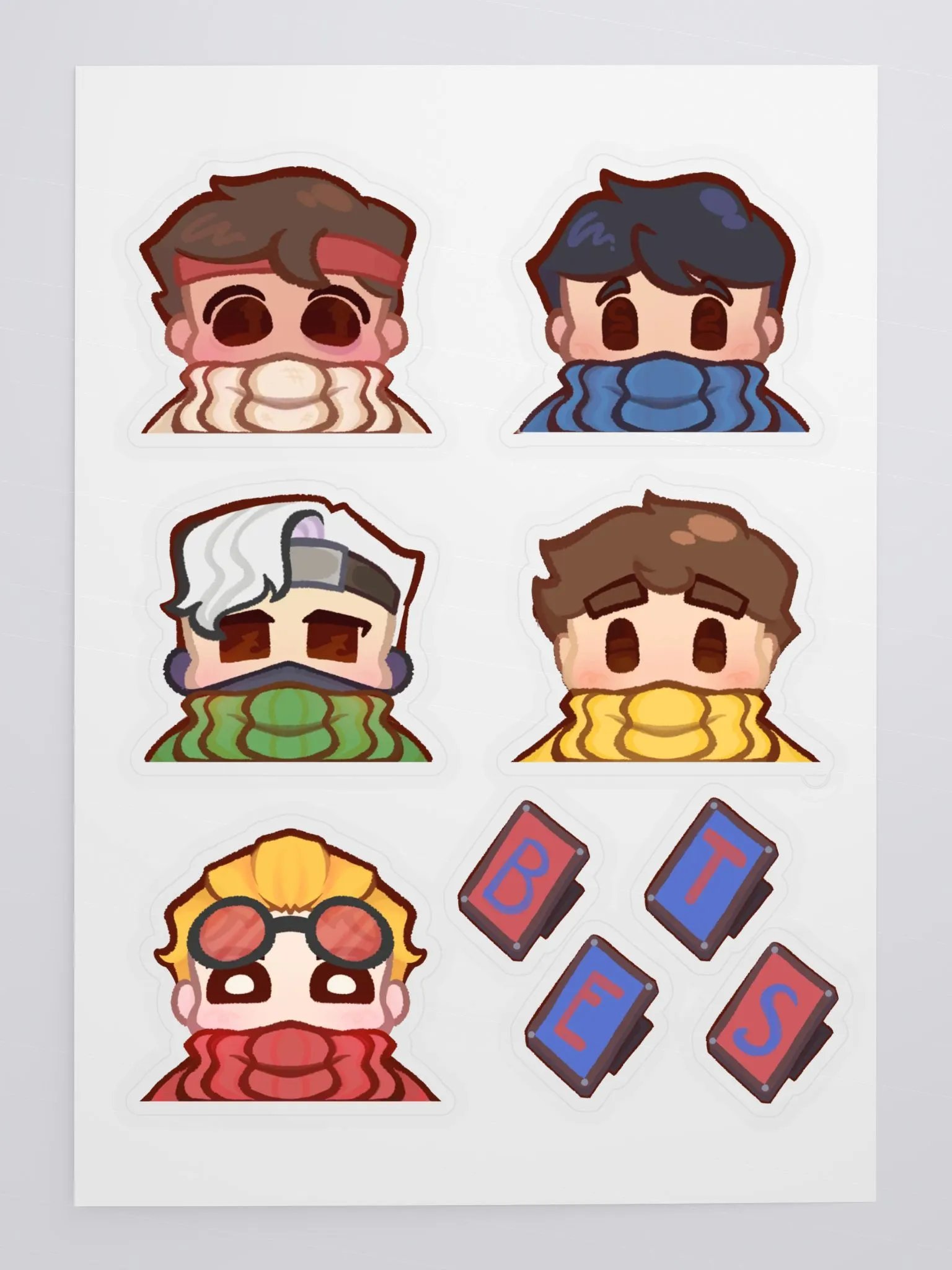 Team BEST & TIES - Sticker set product image (1)