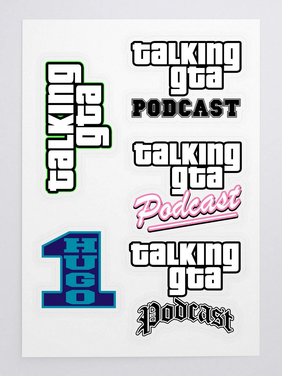 Talking GTA Stickers product image (3)