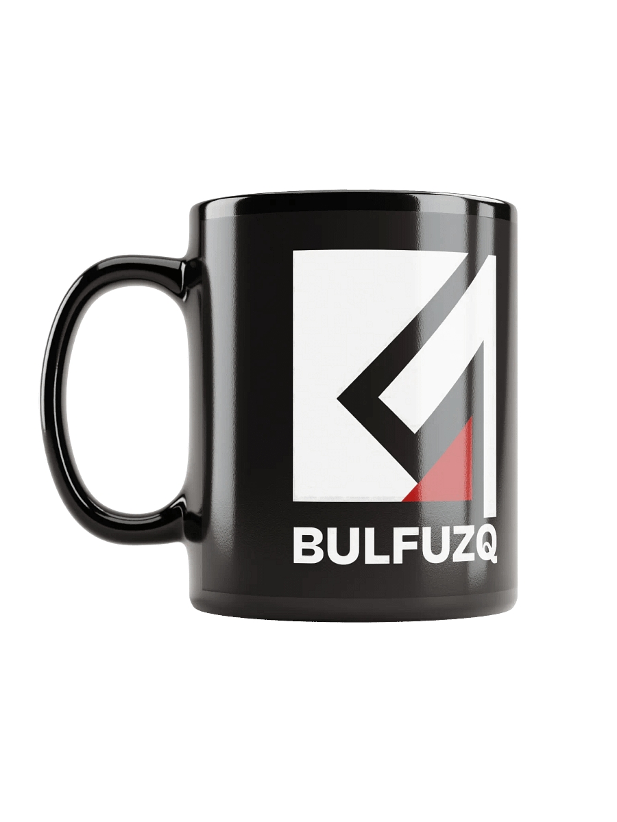Bulfuzq | Black Glossy Mug product image (2)