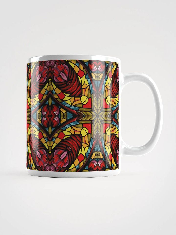 8T Sips Mosaic White Glossy Mug product image (1)