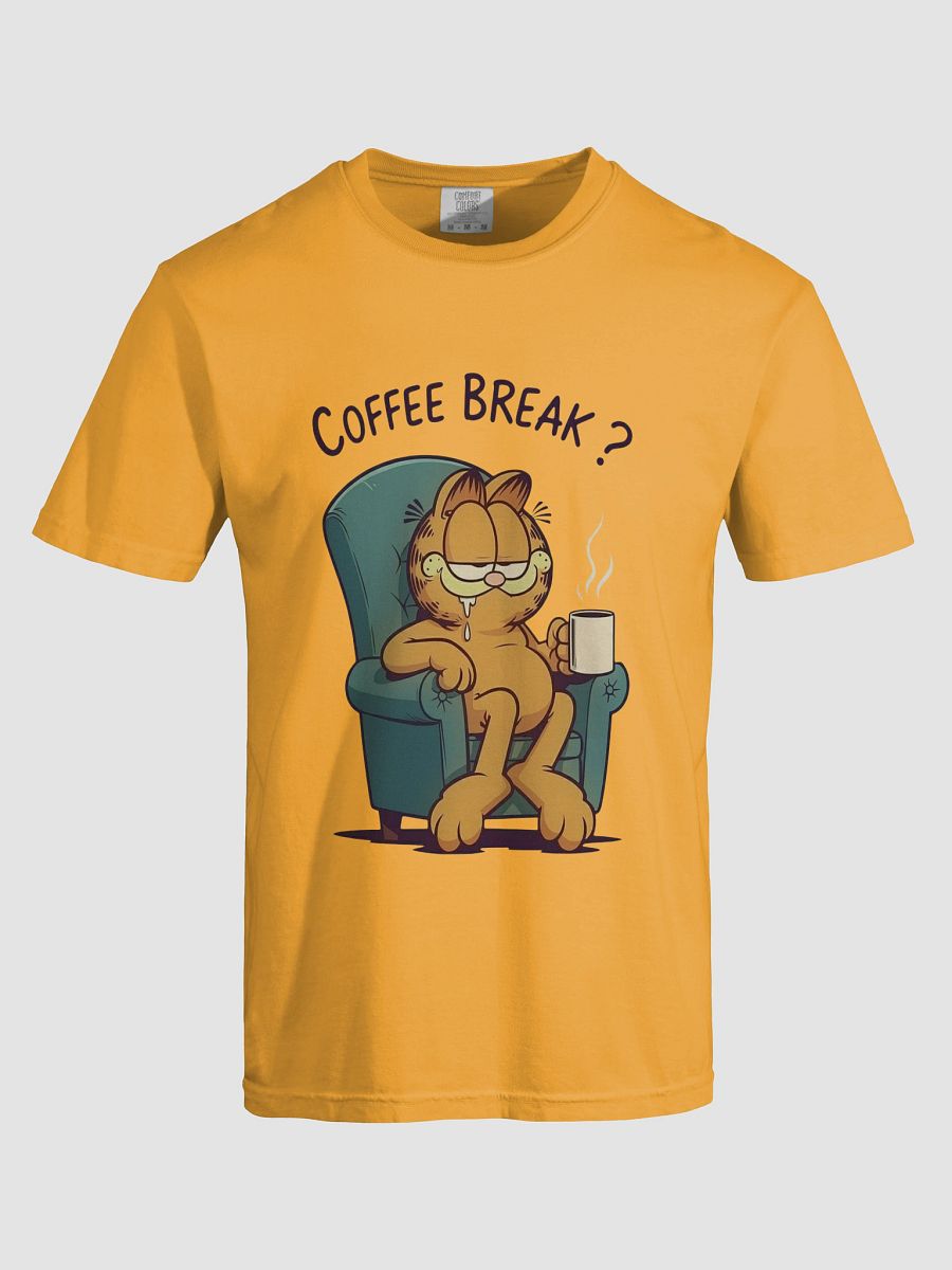Coffee Break Cat T-Shirt product image (27)