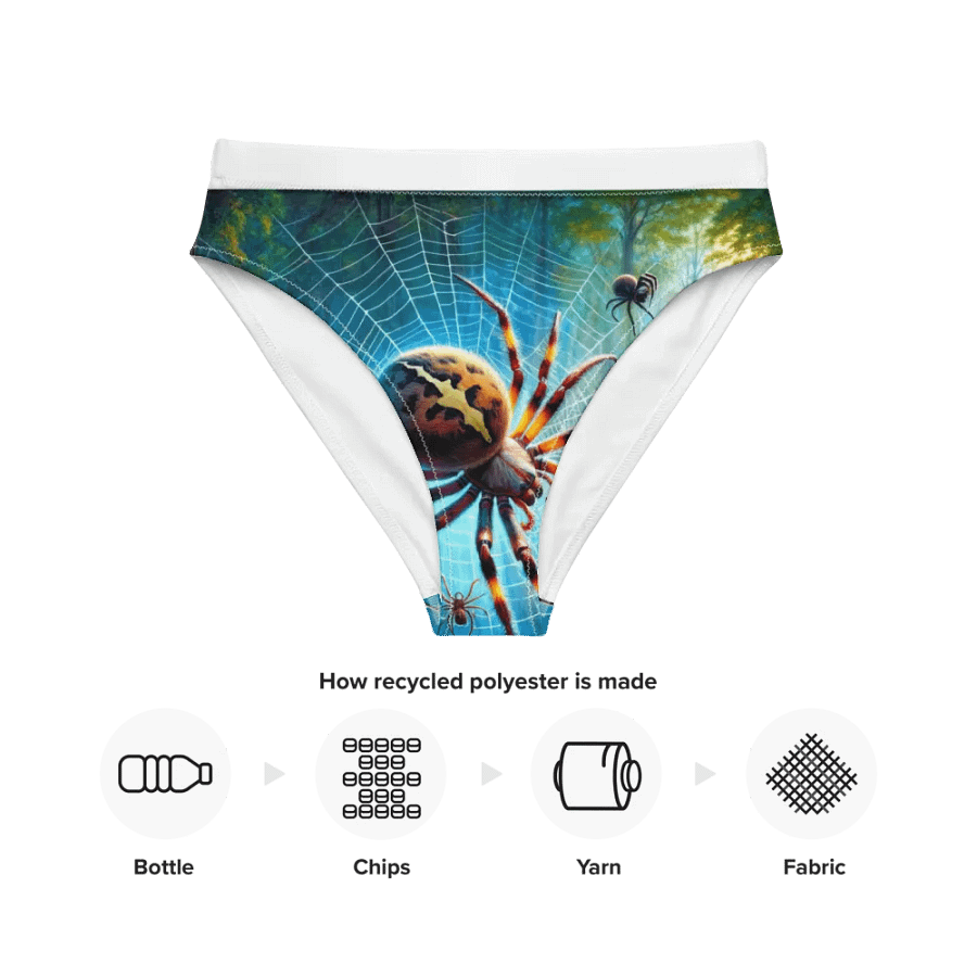 Arachnid Dreams High-Waisted Bikini Bottoms product image (12)