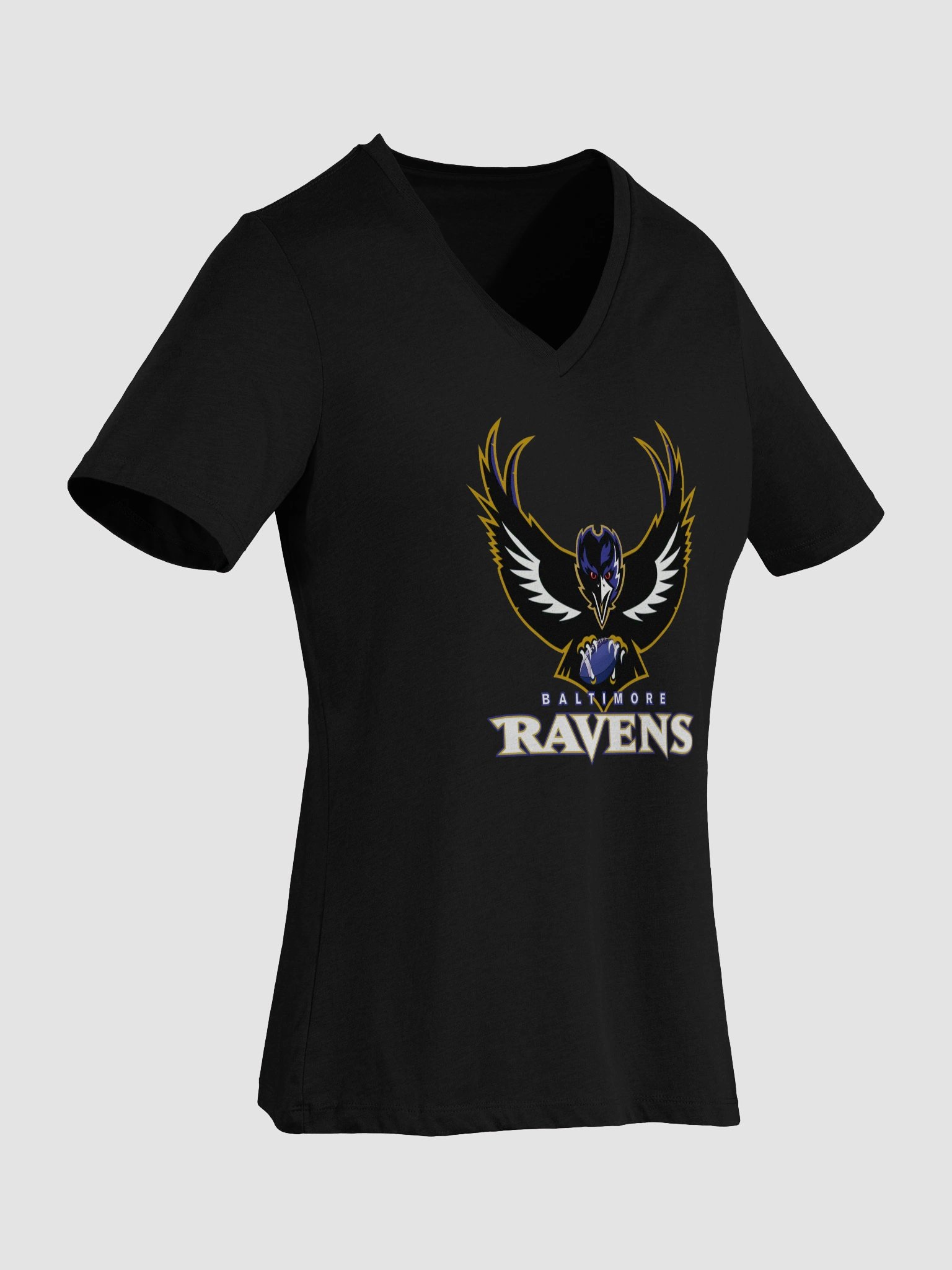RAVENS - Fury Women's Relaxed V-Neck product image (7)