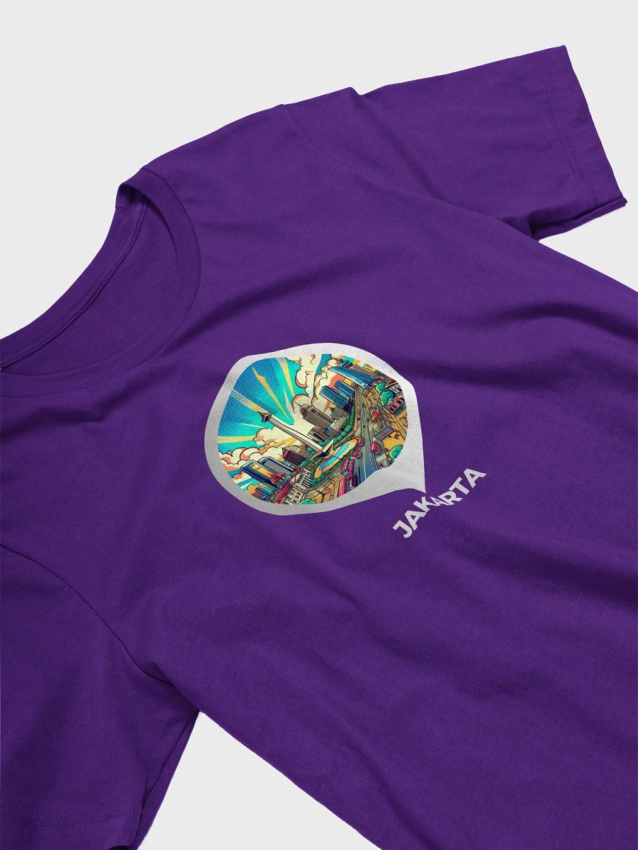Bella+Canvas Supersoft T-Shirt | AI Design Jakarta city product image (4)