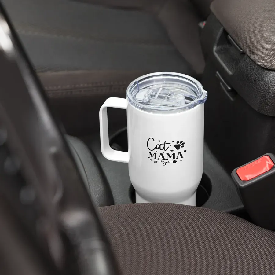 Cat MAMA Travel Mug: Stylish and Functional product image (8)