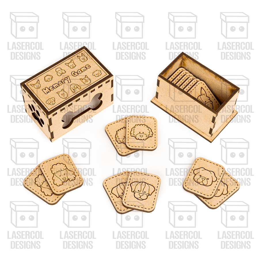 Memory Game (Dogs) Version - Laser Cut Files product image (6)