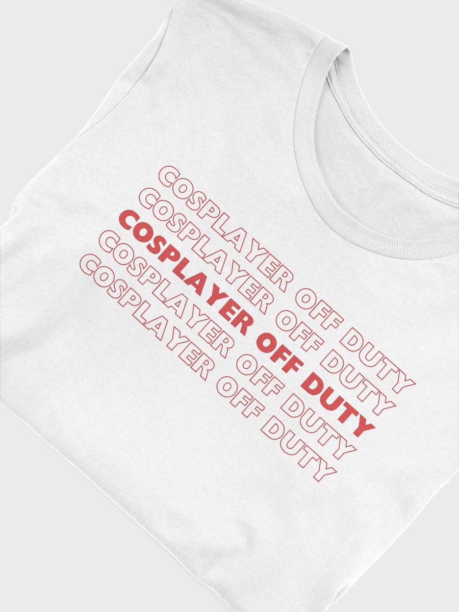 Cosplayer Off Duty T-Shirt - Red product image (1)