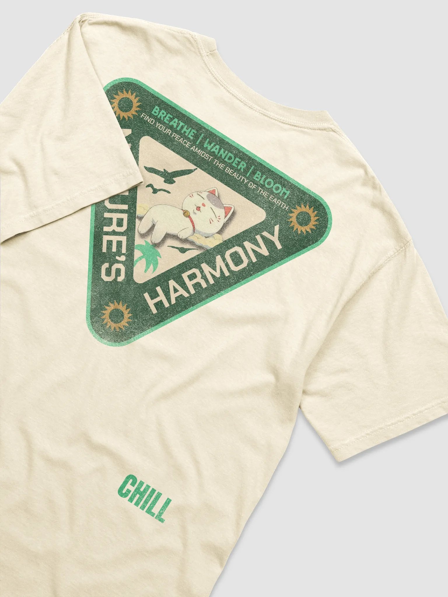 Nature’s Harmony Cat T Shirt product image (10)