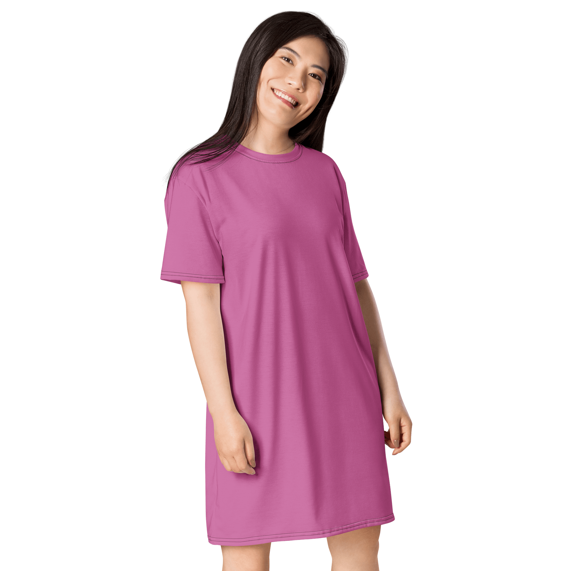 Oversized T-Shirt Dress - Warm Hopbush, Sizes 2XS-6XL product image (4)