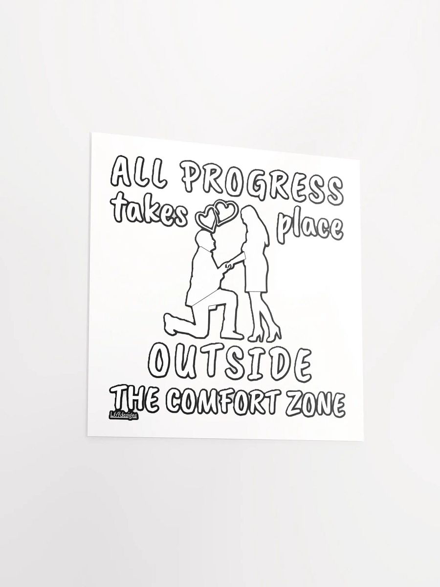 ALL PROGRESS TAKES PLACE OUTSIDE THE COMFORT ZONE product image (14)