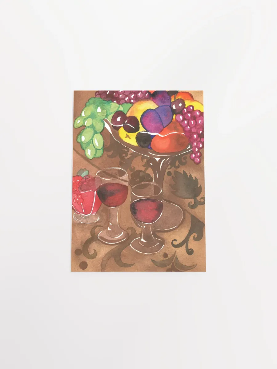 Wine And Fruits Art Print product image (20)