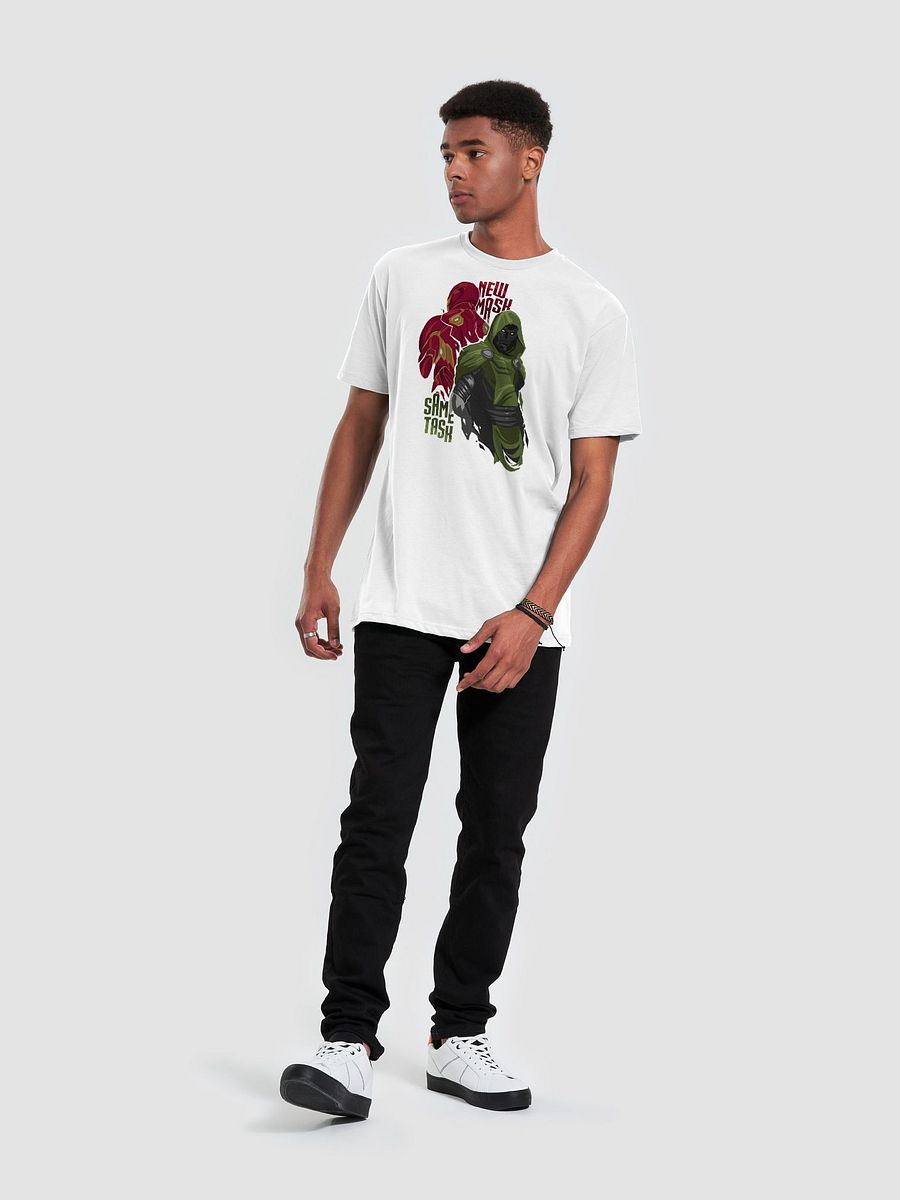 'New Mask Same Task' T-Shirt (WHITE) product image (5)