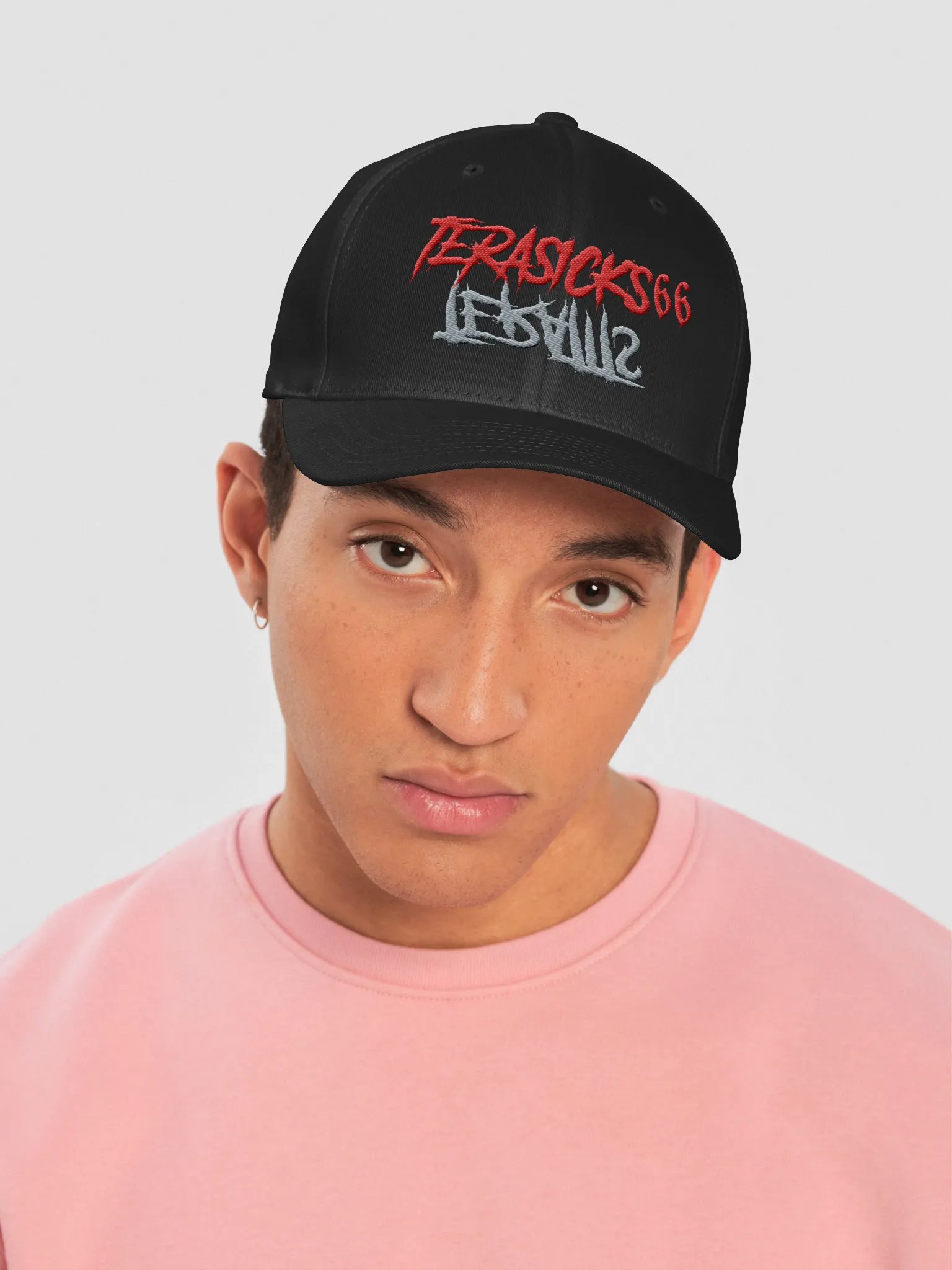 TeraSicks66 - flexifit cap - Embroidered product image (3)