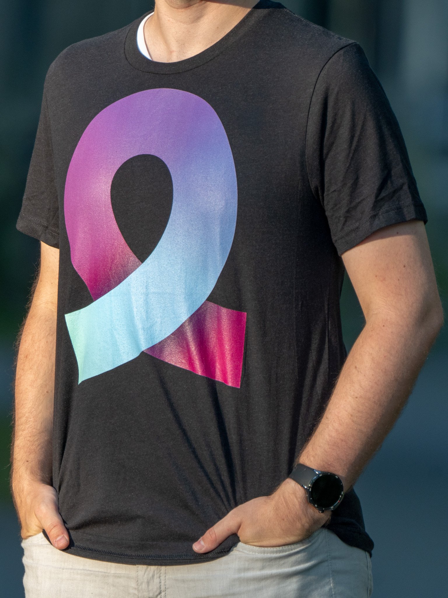 Color Loop T-Shirt – Vapor Wave product image (1)