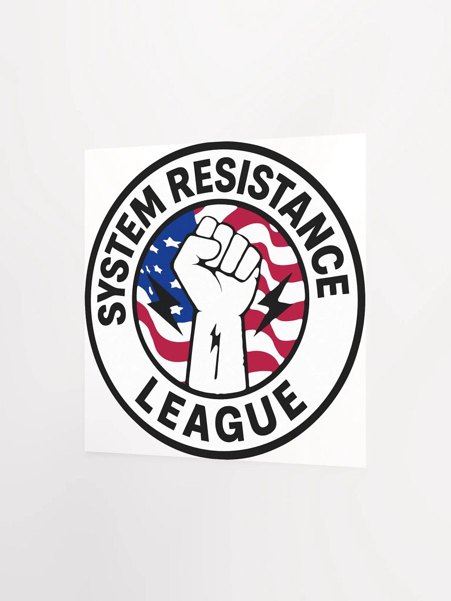 System Resistance League Emblem Poster Print product image (10)