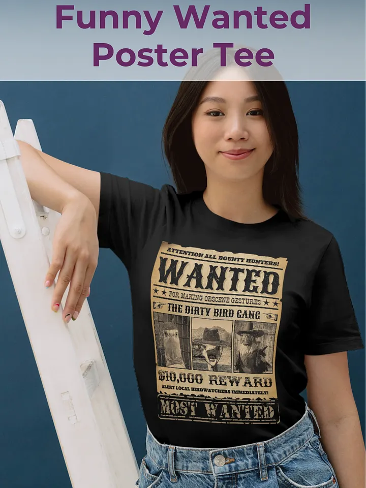Wanted Dirty Bird Gang Women's Comfort Colors Heavyweight T-shirt product image (1)