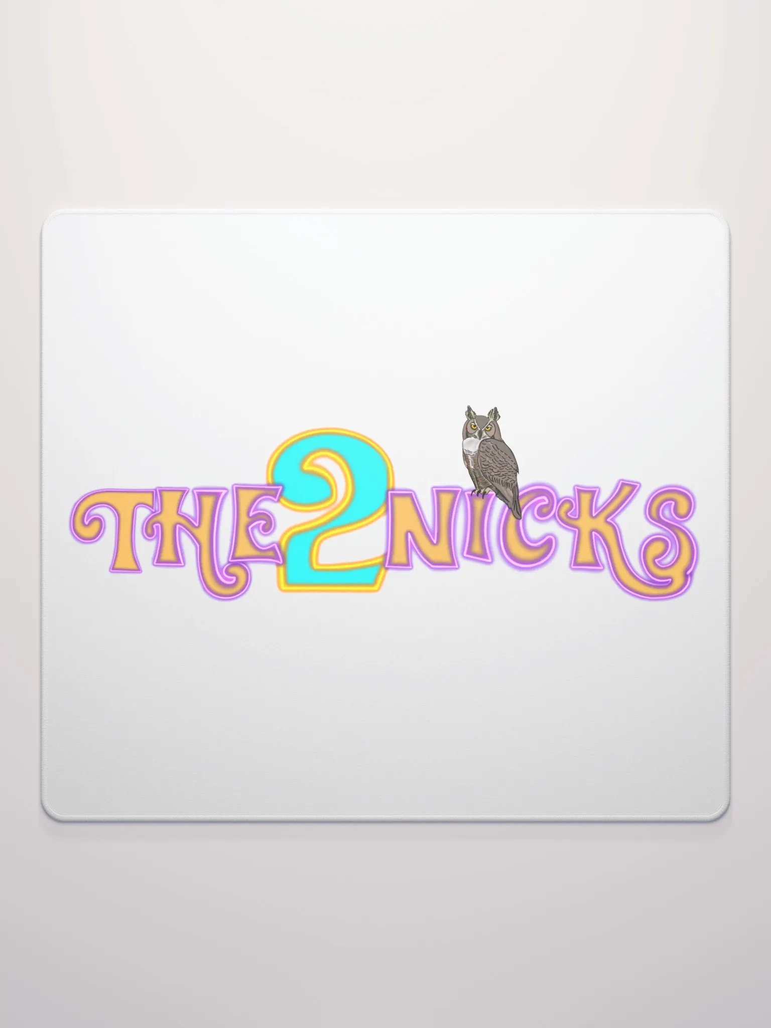 The2Nicks Gaming Mouse Pad (White) product image (1)