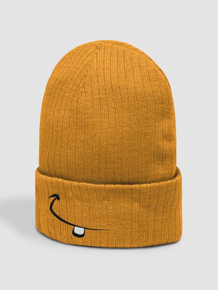 Smile Ribbed Beanie product image (2)