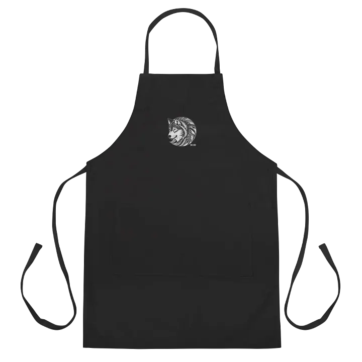 Timber Wolf Embroidered Cooking Apron product image (2)