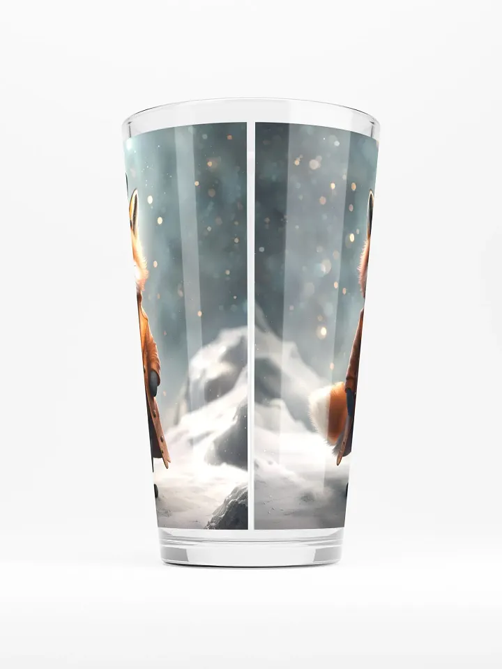 Smart Dressed Fox Pint Glass product image (2)