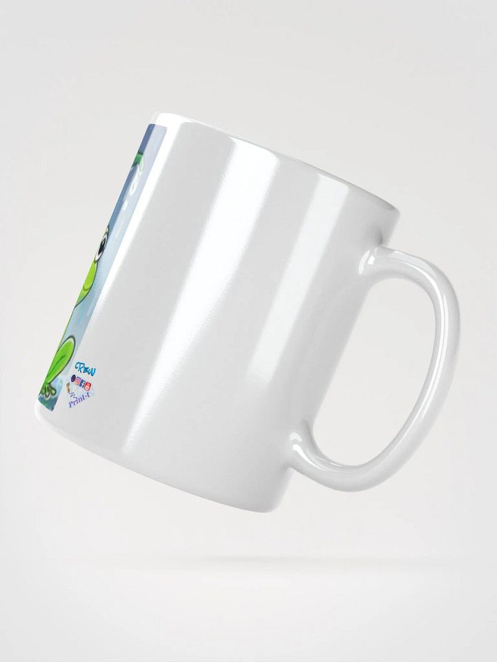 Weiß glänzende Tasse, du bist nicht alleine Motiv product image (4)